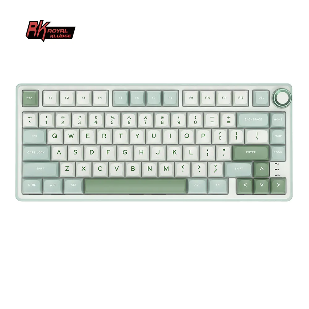 Royal Kludge RKR75 Wired RGB Mechanical Keyboard - Chartreuse